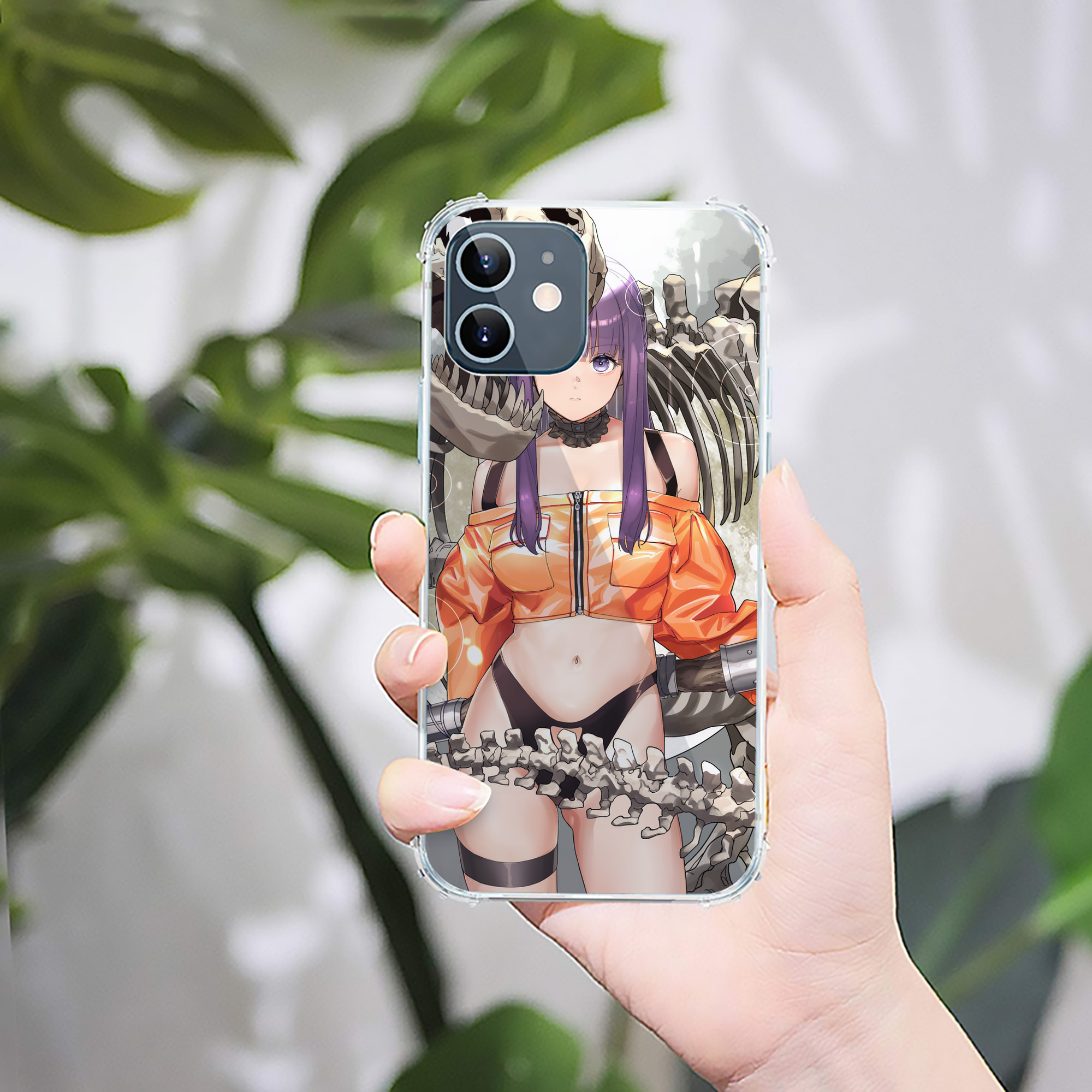 （画像用） 葬送のフリーレン Frieren 【iPhone 12シリーズ対応】透明スマホケース（クリアソフトケース）